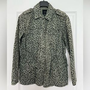 Camo leopard print jacket